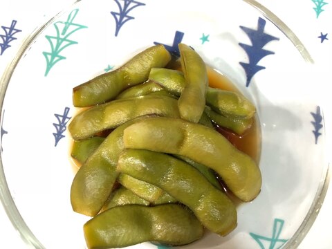 枝豆のしょうゆ煮。